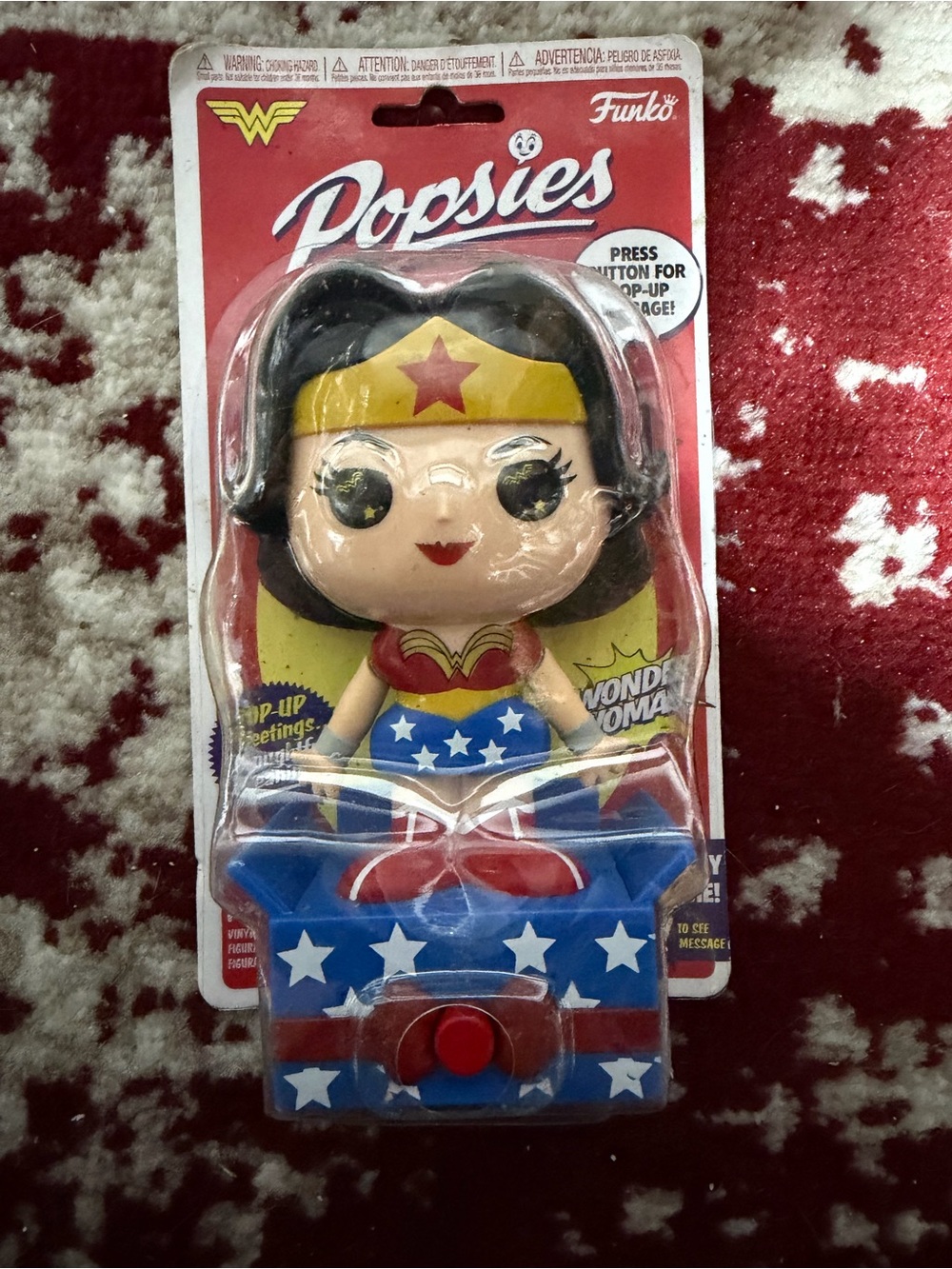 Funko Wonder Woman Popsies DC Figure Pop Up Greeting Figure Sealed